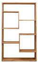NordicStory Estanteria Libreria de madera maciza de roble &quot;Denmark 2&quot; 100 x 30 x 165 cm.